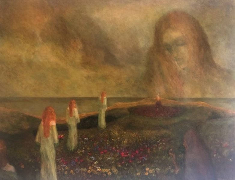 Ramūnas Kraniauskas „Vaidilutės“, 2019, 70x90, aliejus, drobė