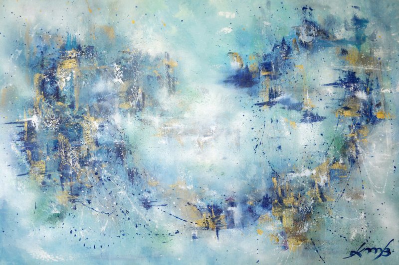 Kristina Samalienė „Įkvėpimas“, 2021, 120x80 akrilas, drobė