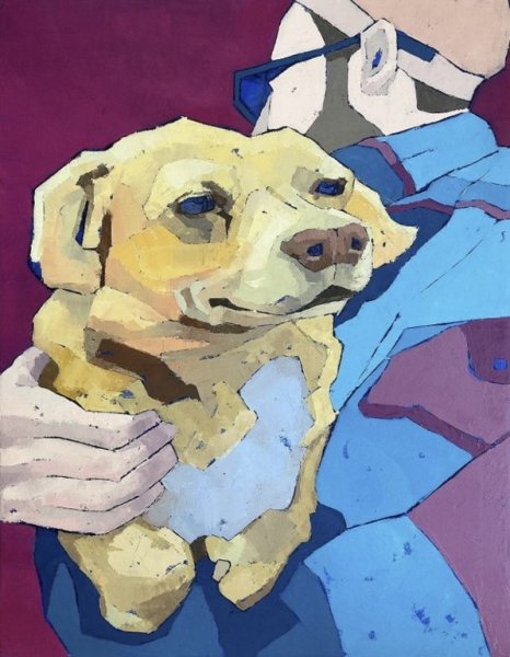 Kristina Asinus „Bobikas“, 2021, 70x90, aliejus, drobė