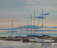 Arvydas Kašauskas, „Nida“, 2021 m., 90 x 100, aliejus/drobė