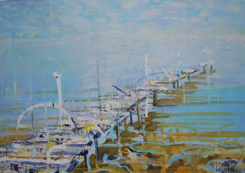 Vytautas Poška - „Takas“, drobė-aliejus, 80x90, 2016 m.